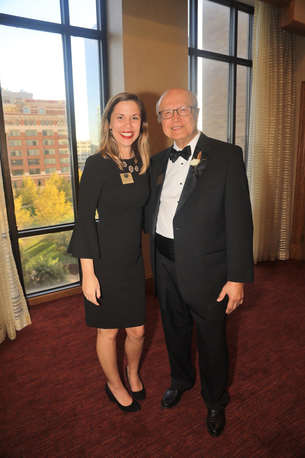 Dr. Ted Vargas, Ashley Rabbermann, honoree